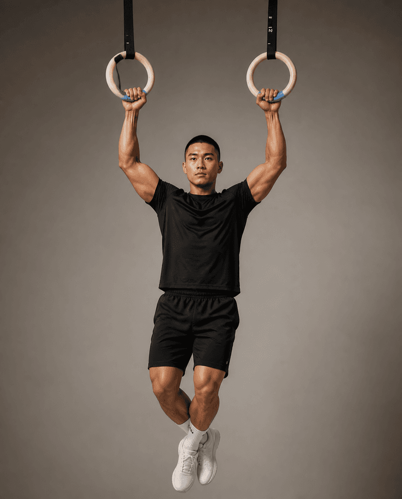 Wooden Gymnastics Rings – Strength Training