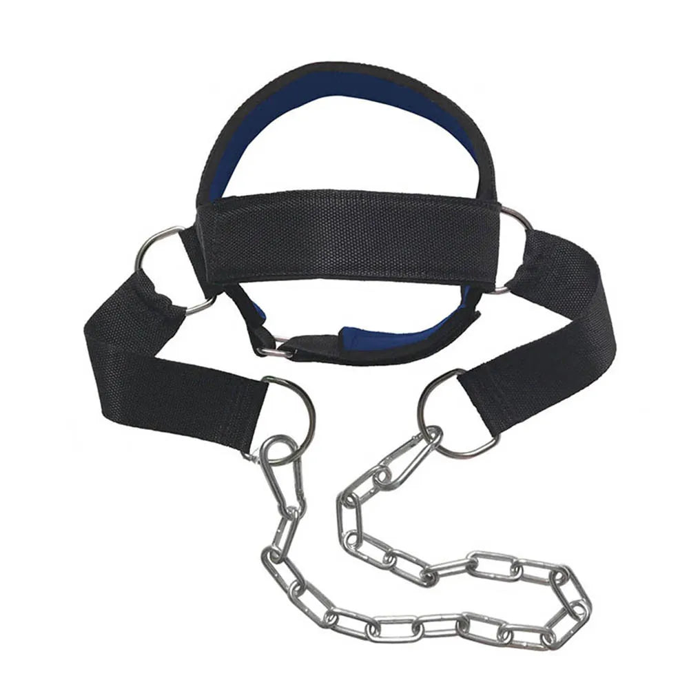 Adjustable Neck Power Training Strap Head Harness for Body Strength Exercise Weight Bearing Cap for Gym Fitness Training