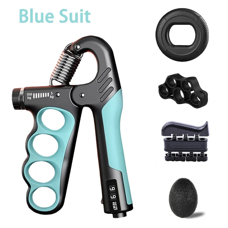 5-150kg Adjustable Grip Strength Device for Rehabilitation Training, Muscle Enhancement, Strength Training, Grip Strength Device