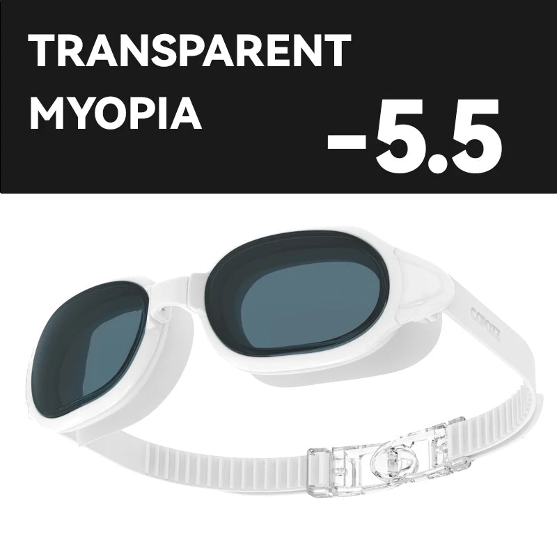 COPOZZ Prescription Swimming Goggles – Anti-Fog