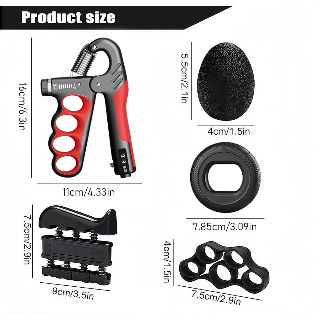 5-150kg Adjustable Grip Strength Device for Rehabilitation Training, Muscle Enhancement, Strength Training, Grip Strength Device