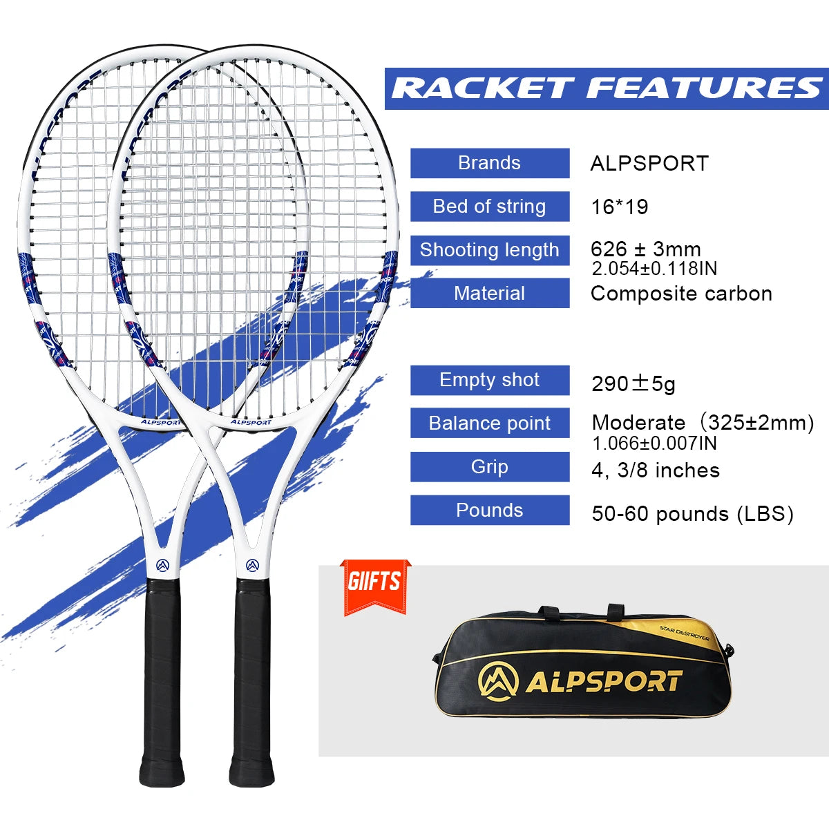 Carbon Fiber Tennis Racket
