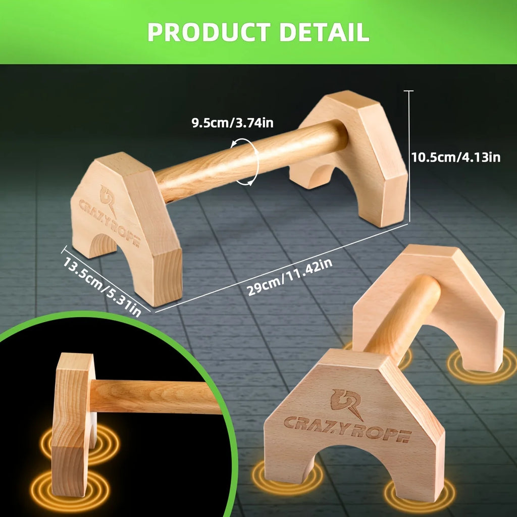 Wooden Push-Up Parallel Bars – Calisthenics