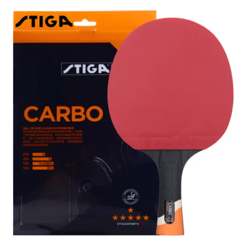 STIGA CARBO 6 Star Table Tennis Racket