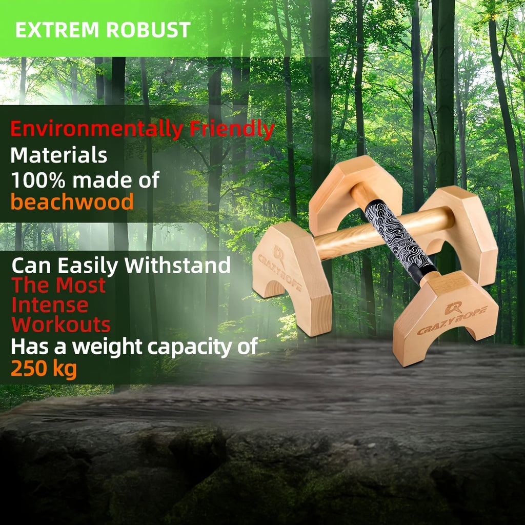 Wooden Push-Up Parallel Bars – Calisthenics