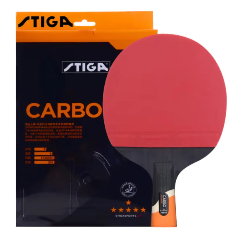 STIGA CARBO 6 Star Table Tennis Racket