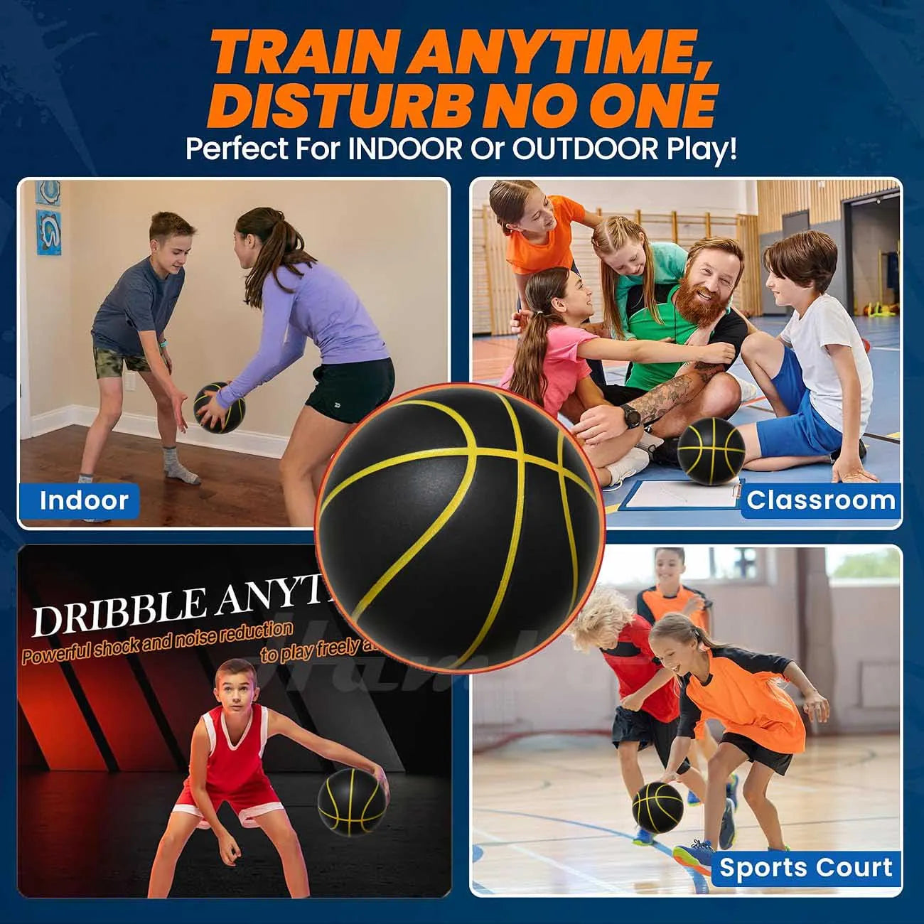 Silent Basketball – Size 7 (29.5")