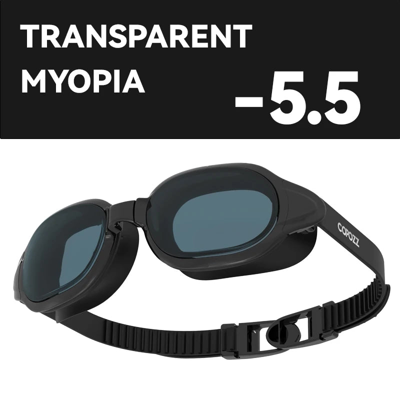 COPOZZ Prescription Swimming Goggles – Anti-Fog