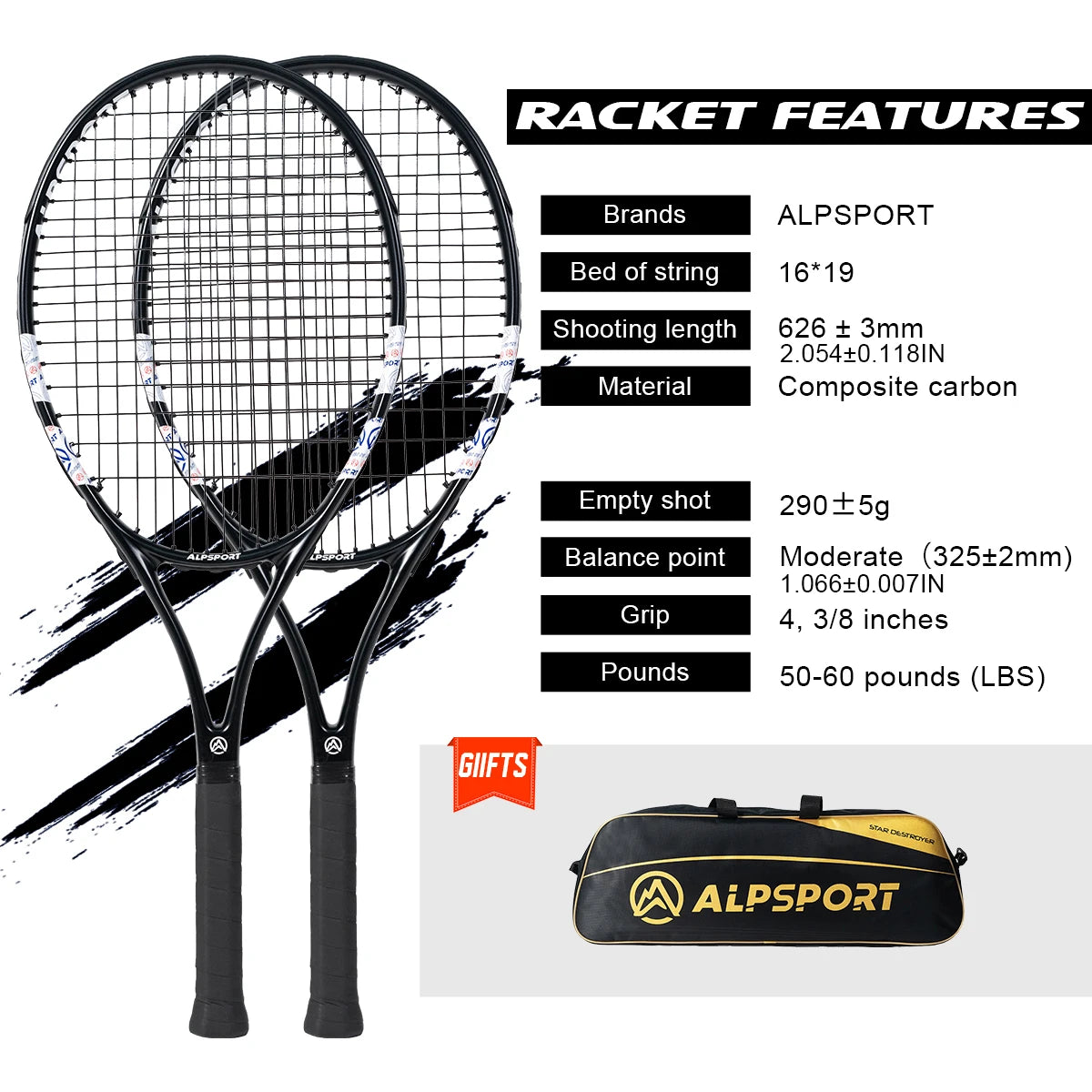 Carbon Fiber Tennis Racket