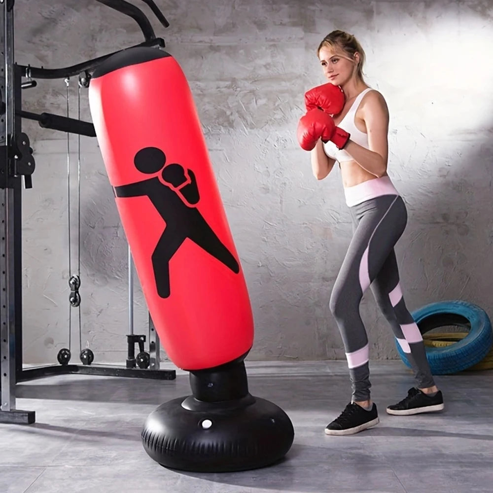 Inflatable Punching Bag for Kids and Adults