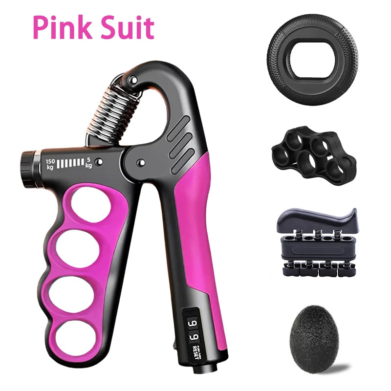 5-150kg Adjustable Grip Strength Device for Rehabilitation Training, Muscle Enhancement, Strength Training, Grip Strength Device