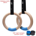 Wooden Gymnastics Rings – Strength Training