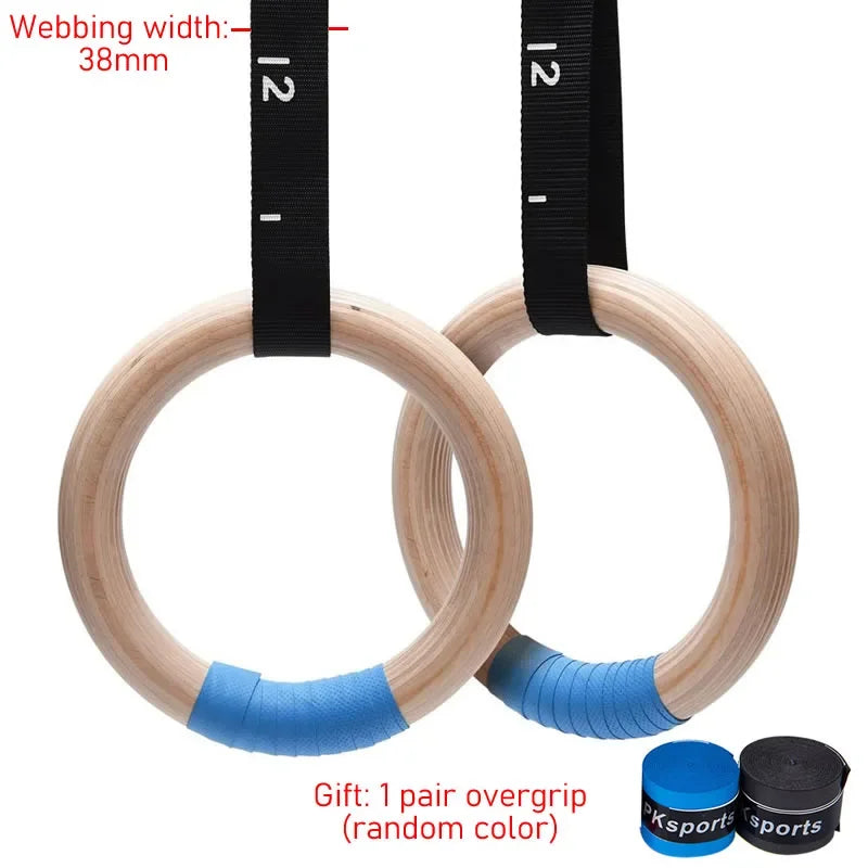 Wooden Gymnastics Rings – Strength Training