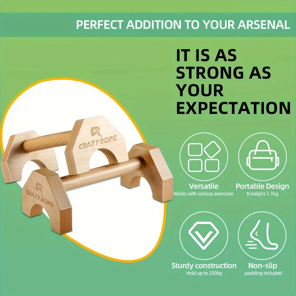 Wooden Push-Up Parallel Bars – Calisthenics