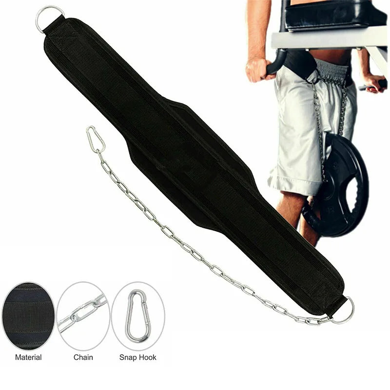 Dip Belt – Weightlifting Waist Strap