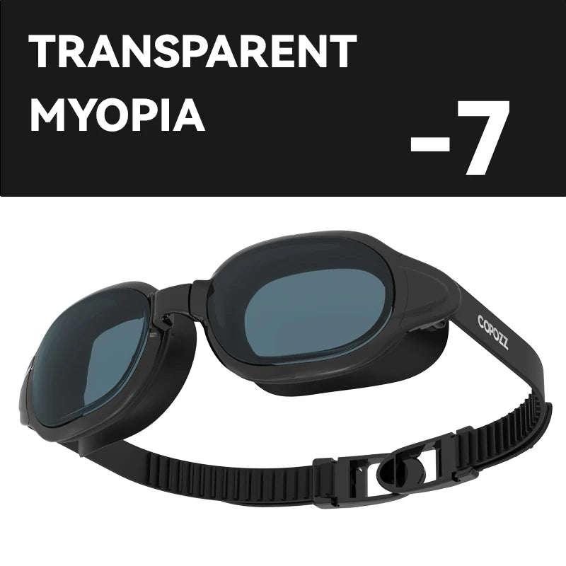 COPOZZ Prescription Swimming Goggles – Anti-Fog