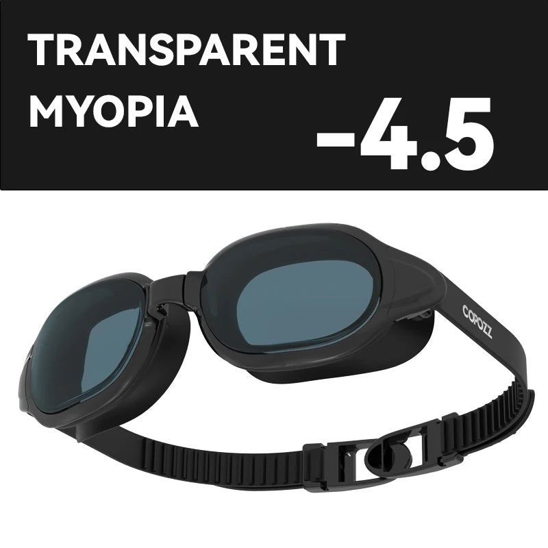 COPOZZ Prescription Swimming Goggles – Anti-Fog