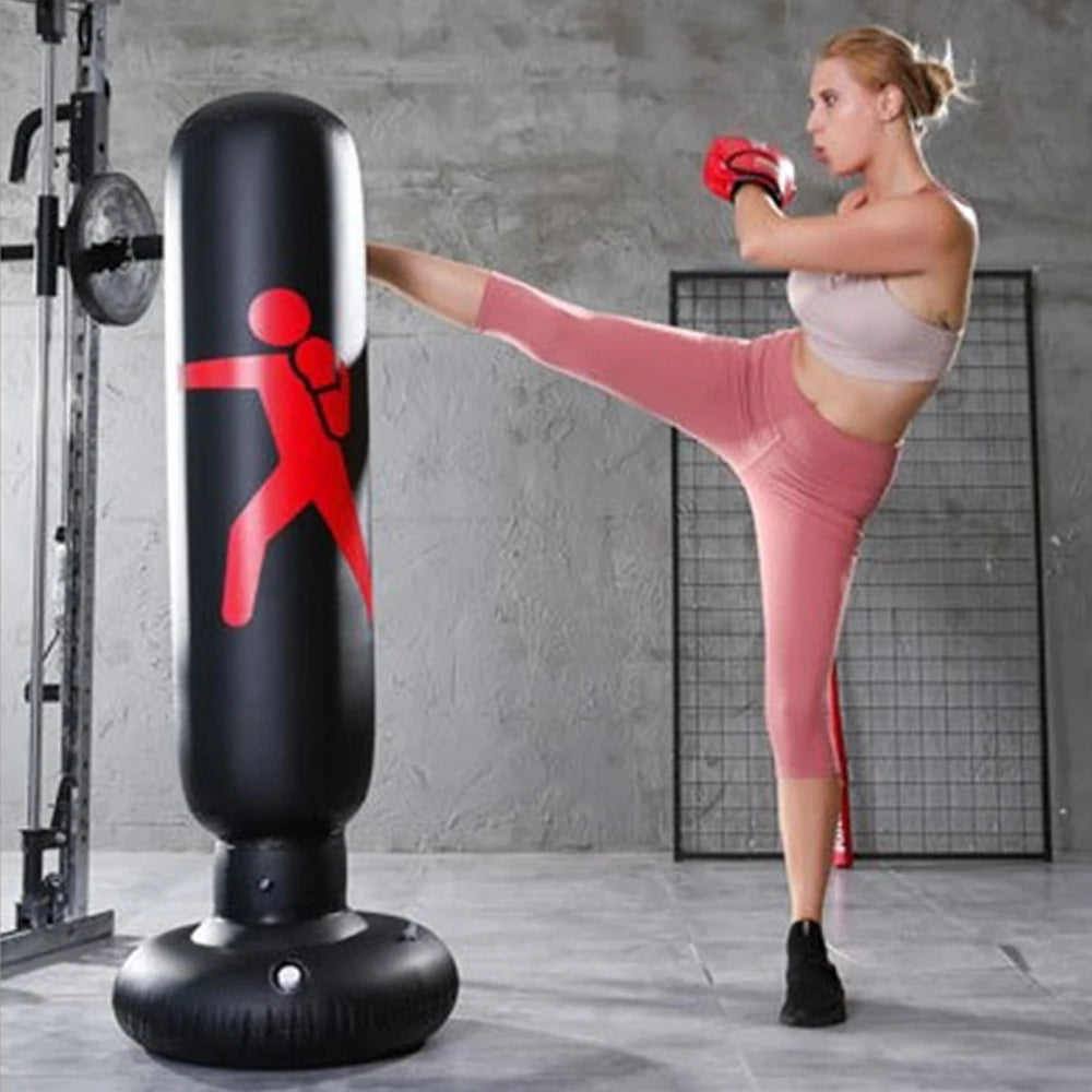 Inflatable Punching Bag for Kids and Adults