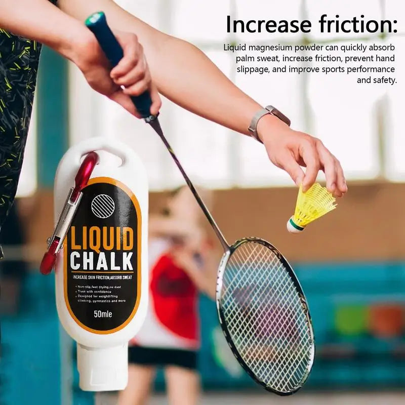 30/50/100ml Liquid Chalk Sports Magnesium Powder Grip Anti Slip Grip Lifting Cream for Fitness Weight Lifting Climbing Gym Sport
