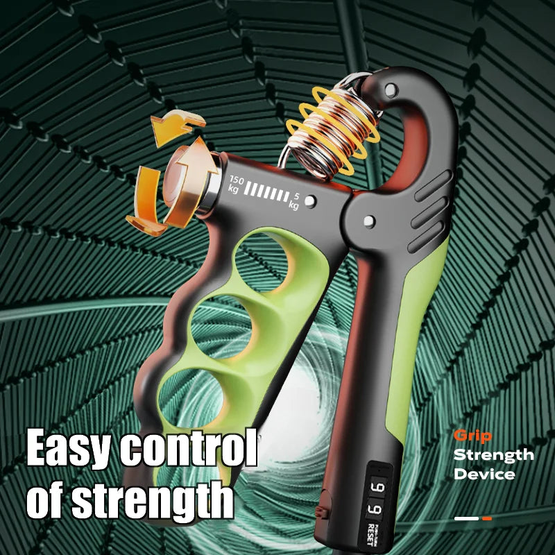 5-150kg Adjustable Grip Strength Device for Rehabilitation Training, Muscle Enhancement, Strength Training, Grip Strength Device