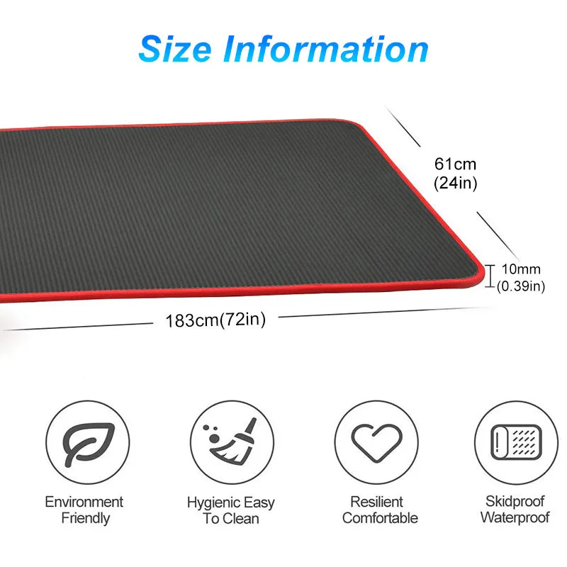 Premium Yoga Mat 72" × 24"